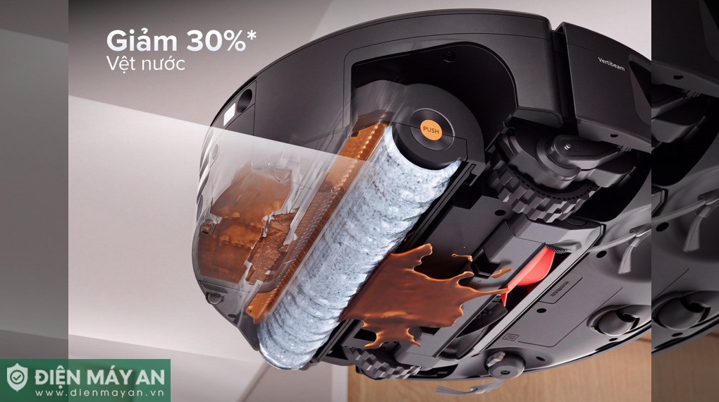 Robot hút bụi lau nhà Roborock Saros 20 Flow Complete - Đen/Trắng
